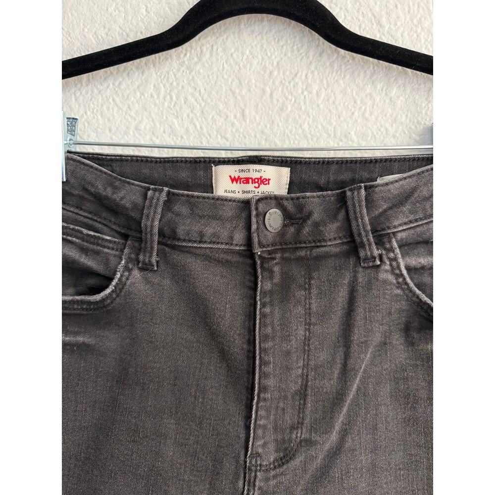 Wrangler High Rise Bootcut Jeans Black 12x30 Western Cowboy Denim - Picture 3 of 5